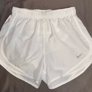 Nike Women's White Athletic Shorts
